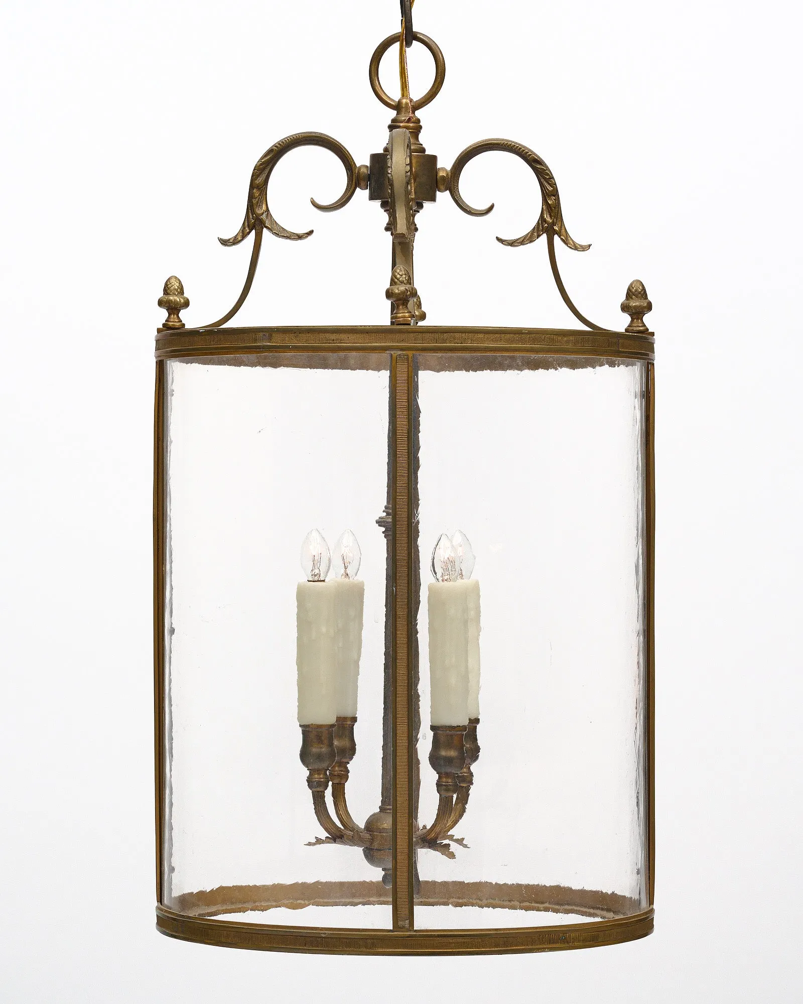 French Antique Bronze Lantern