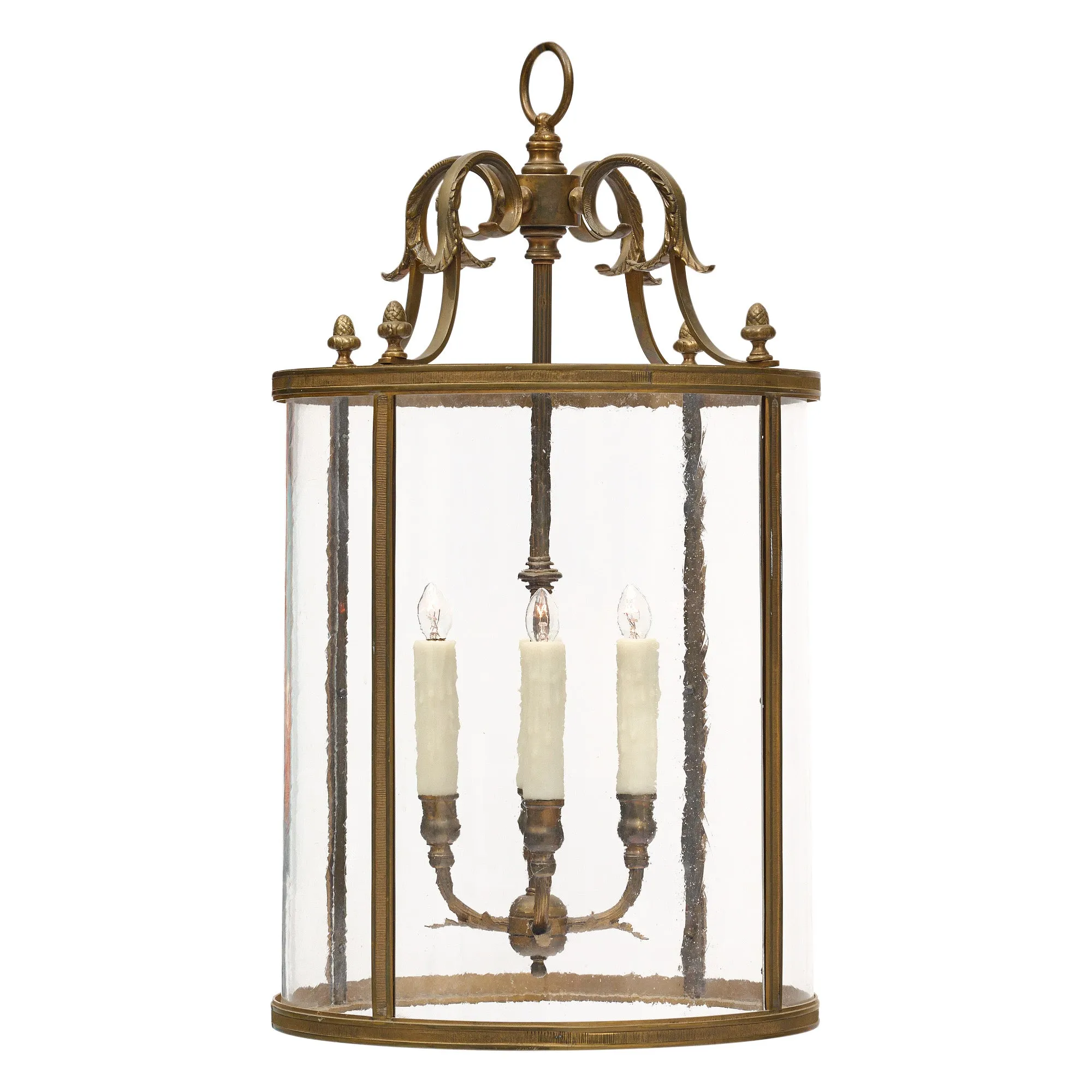 French Antique Bronze Lantern