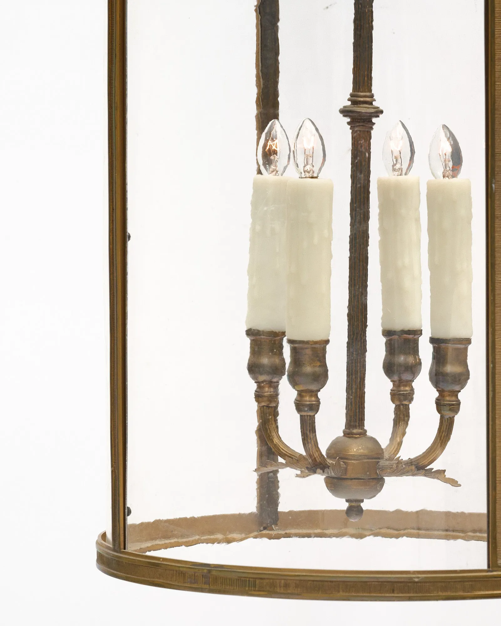 French Antique Bronze Lantern