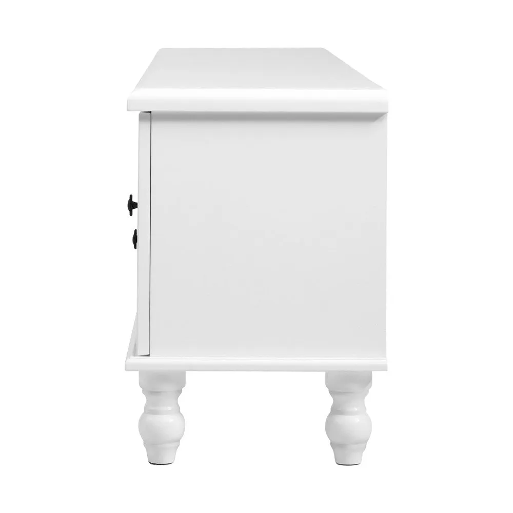 French Provincial TV Cabinet Entertainment Unit Stand Storage Hampton Style 160cm