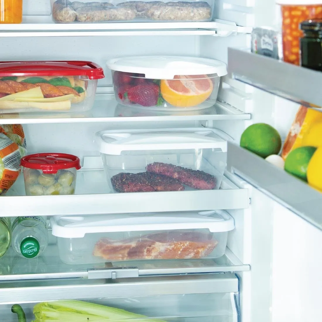 FS454 Wham Cuisine Polypropylene Rectangular Food Storage Box Container 3.6ltr