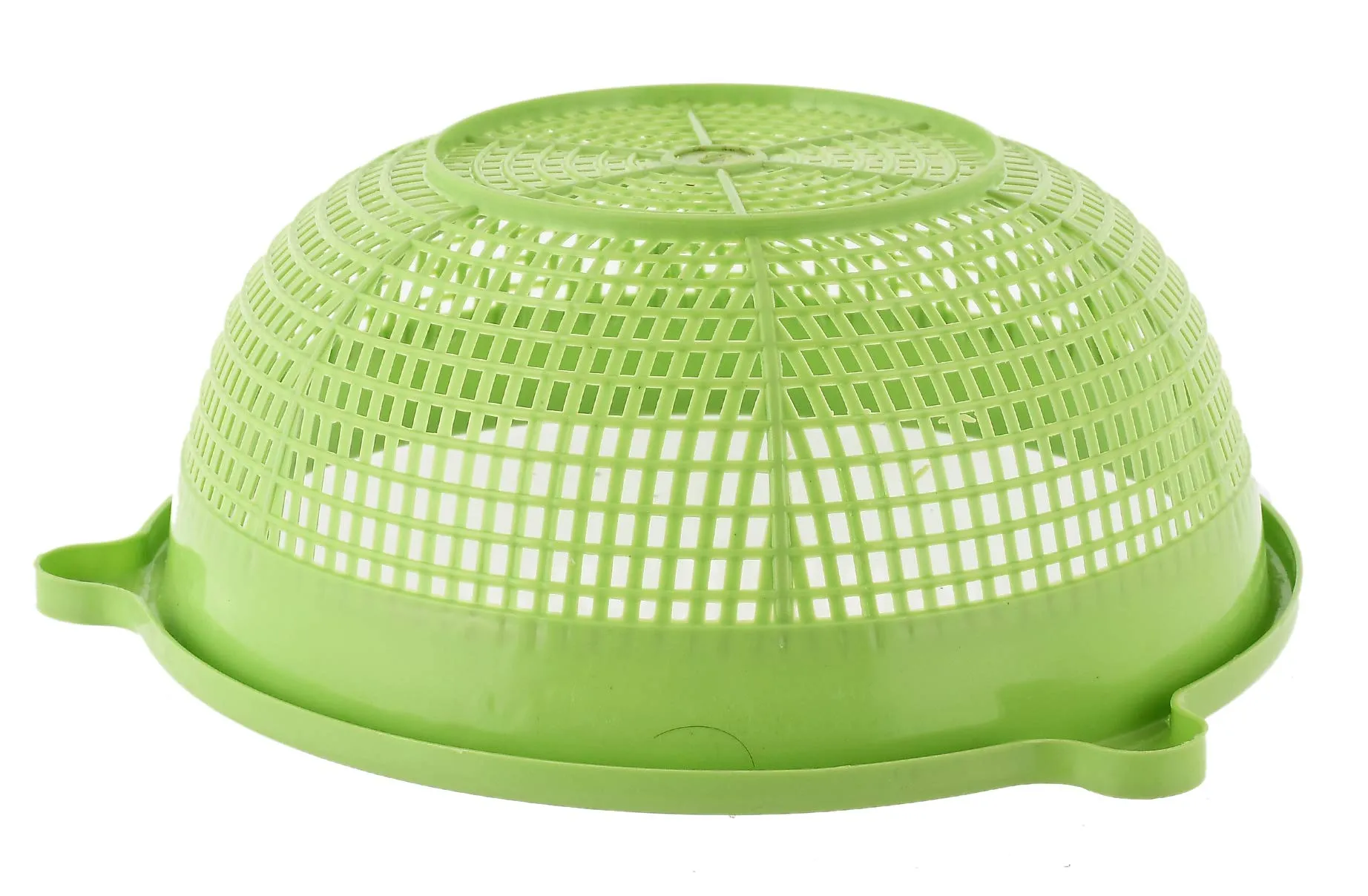 Fun Homes Storage Baskets, Multipurpose and Handy Storage Basket Unbreakable Round Plastic Basket (Green)-FHUNH15159, Standard