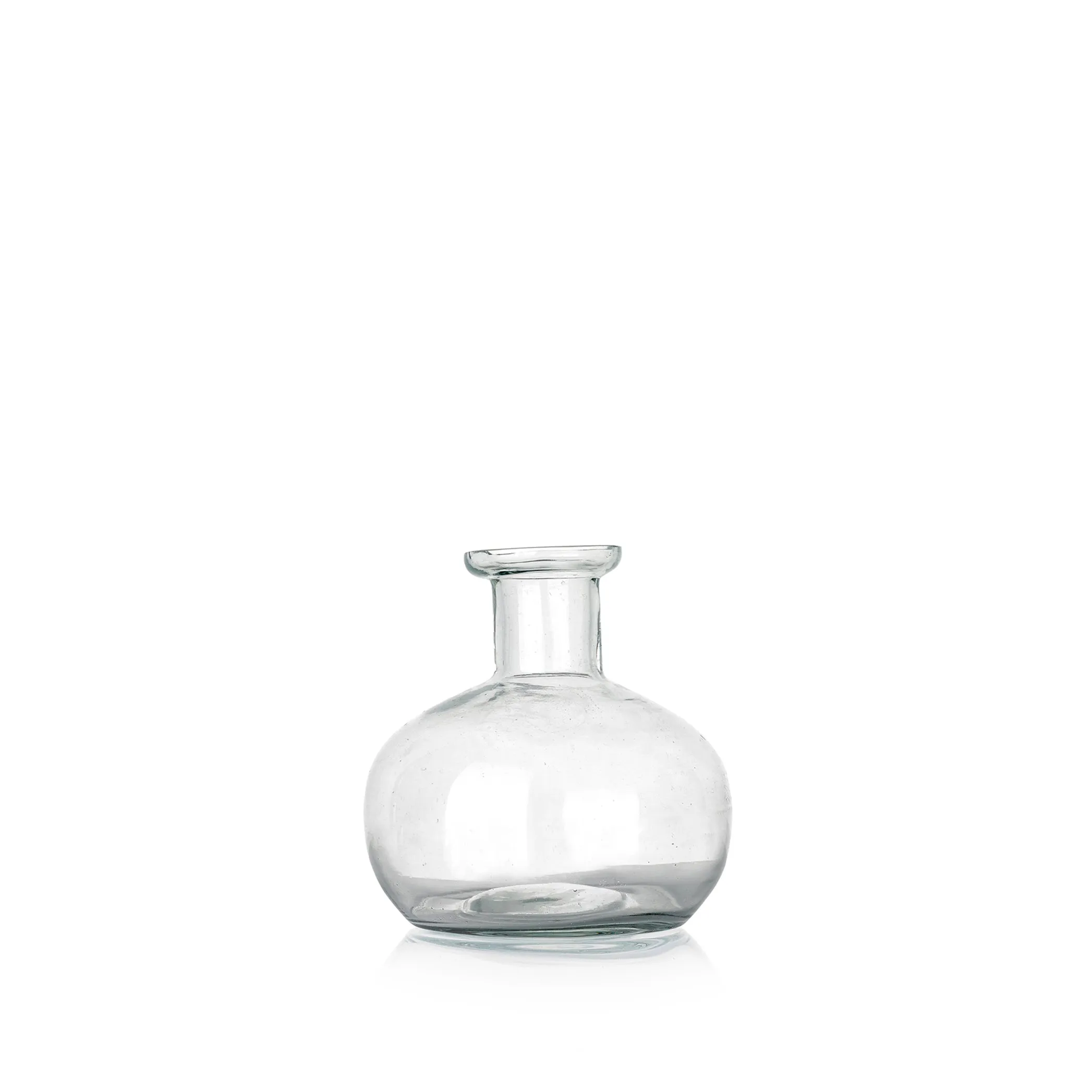 Glass Flower Vase - Eleanor, 10cm x 10.5cm