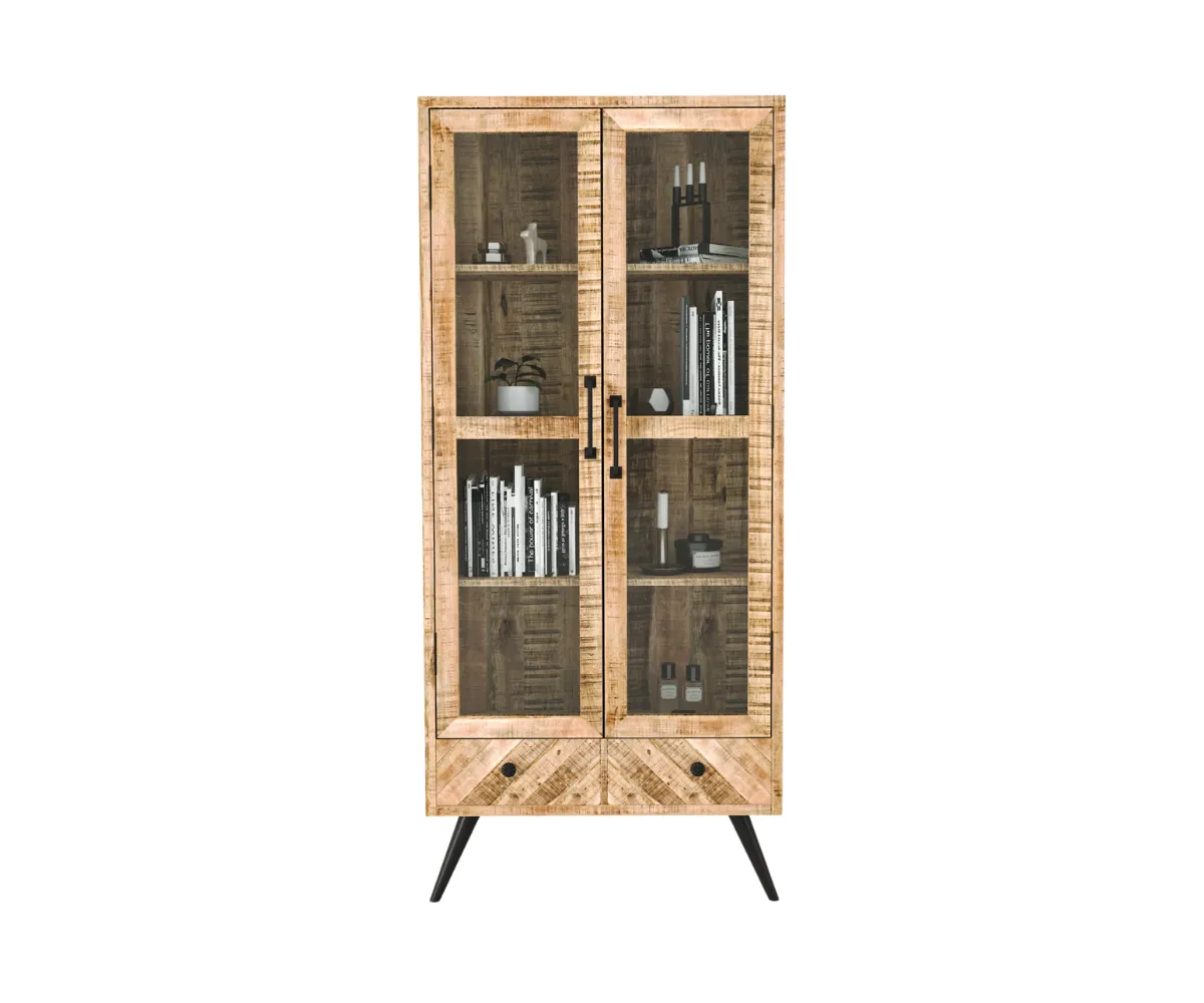 Glass Glimpse Bookshelf