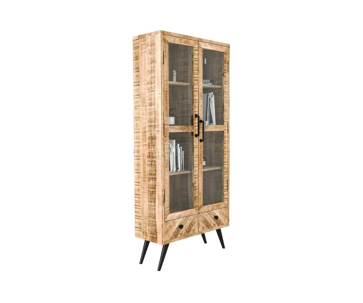 Glass Glimpse Bookshelf