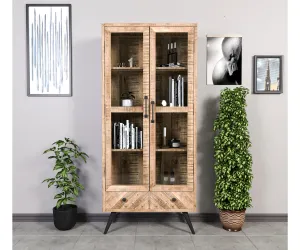 Glass Glimpse Bookshelf