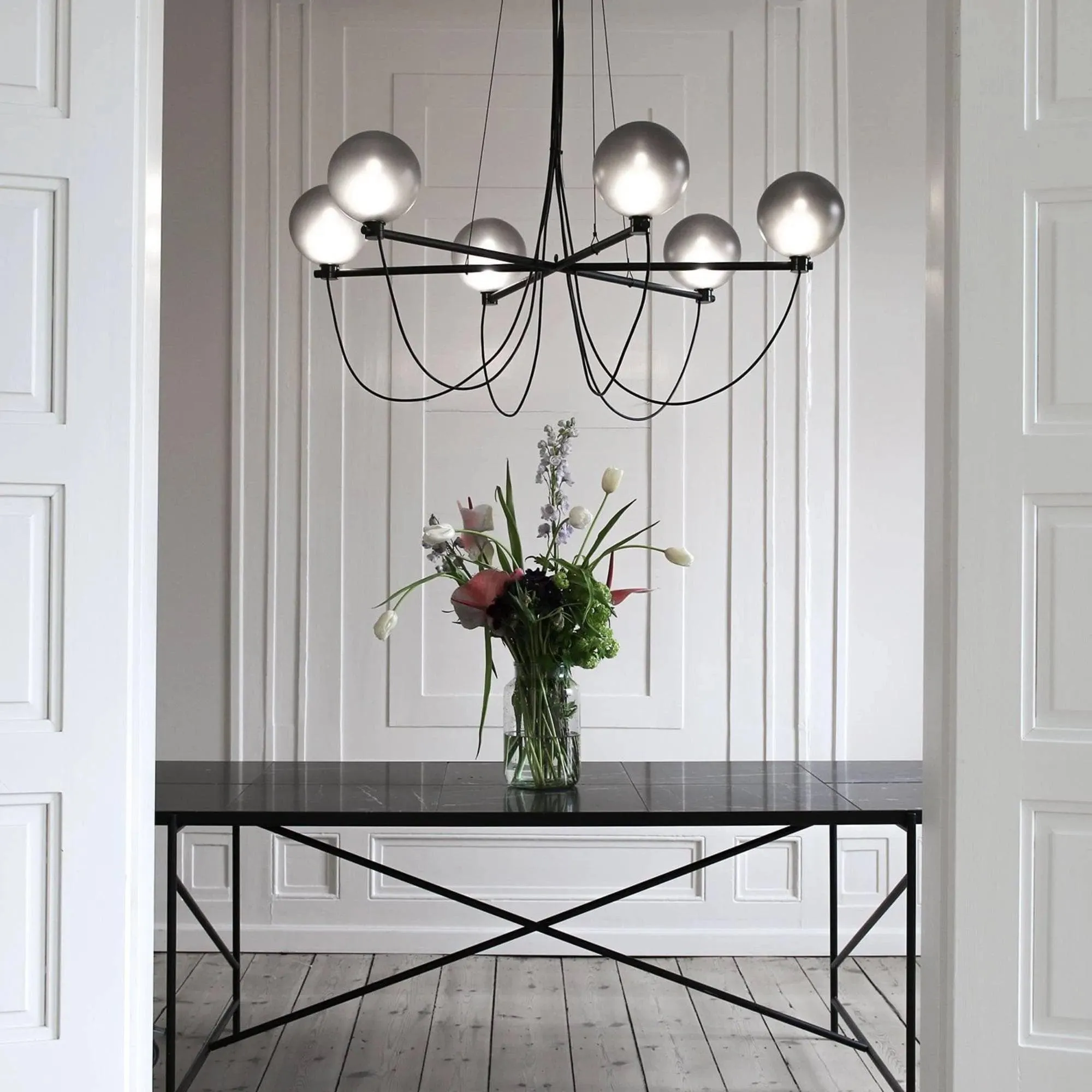 Globe Chandelier | Modern Art Deco Chandelier