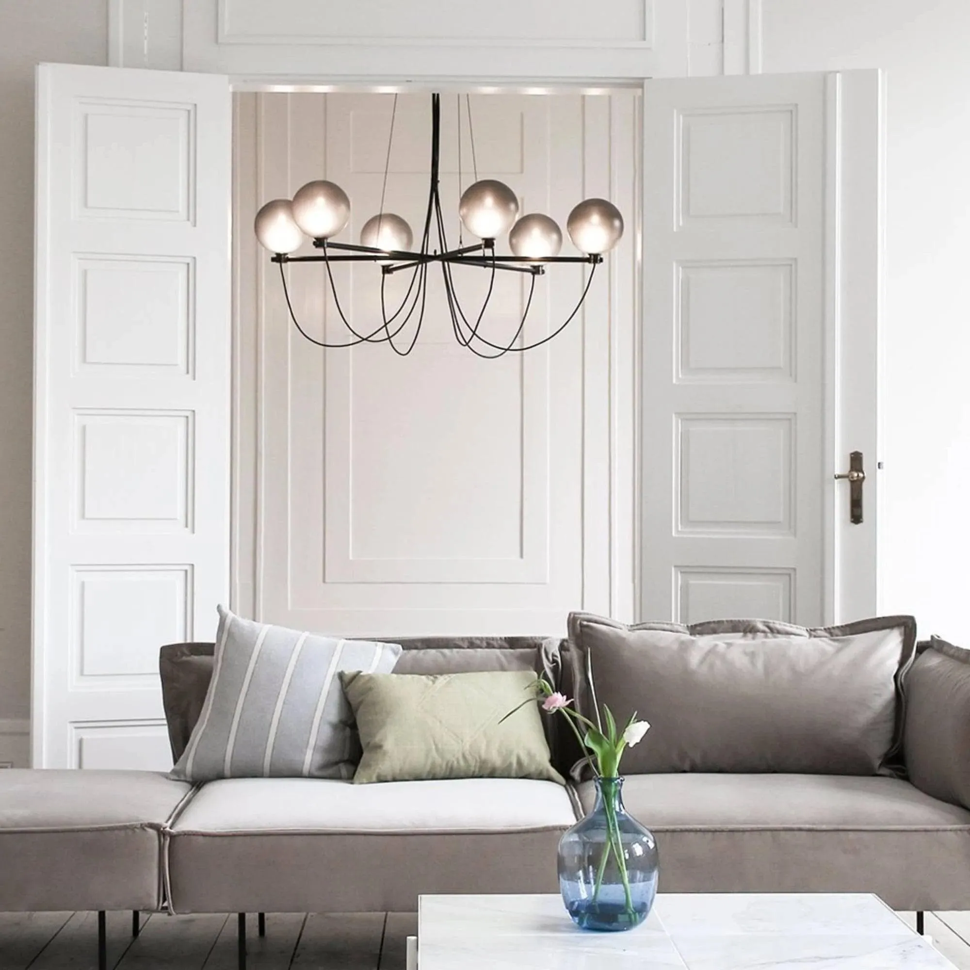 Globe Chandelier | Modern Art Deco Chandelier