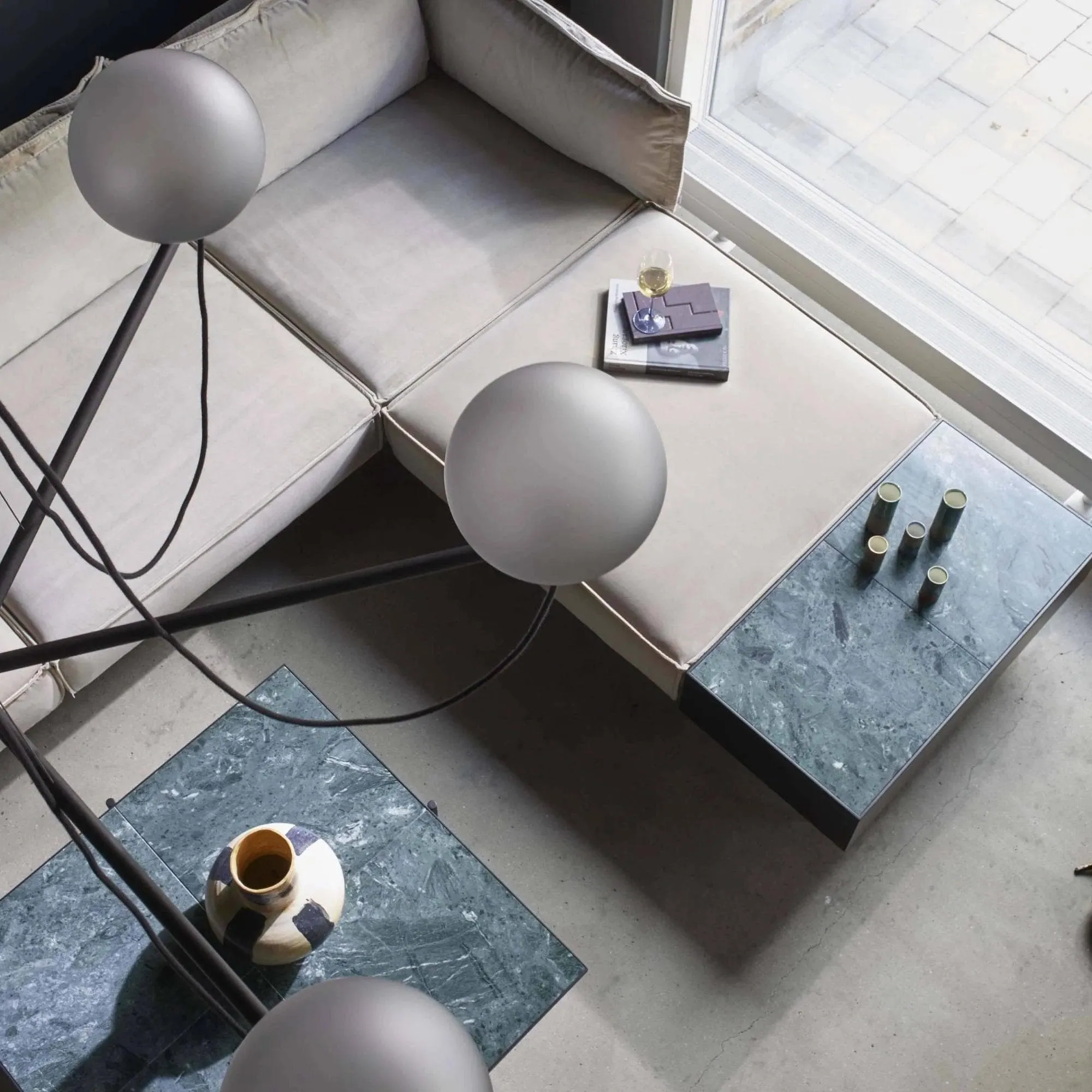 Globe Chandelier | Modern Art Deco Chandelier