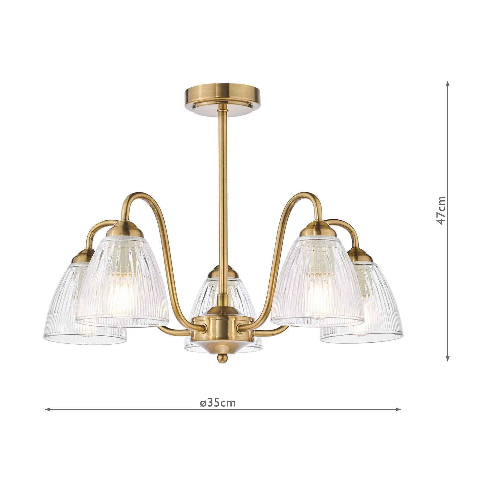 Glynis 5 Light Chandelier
