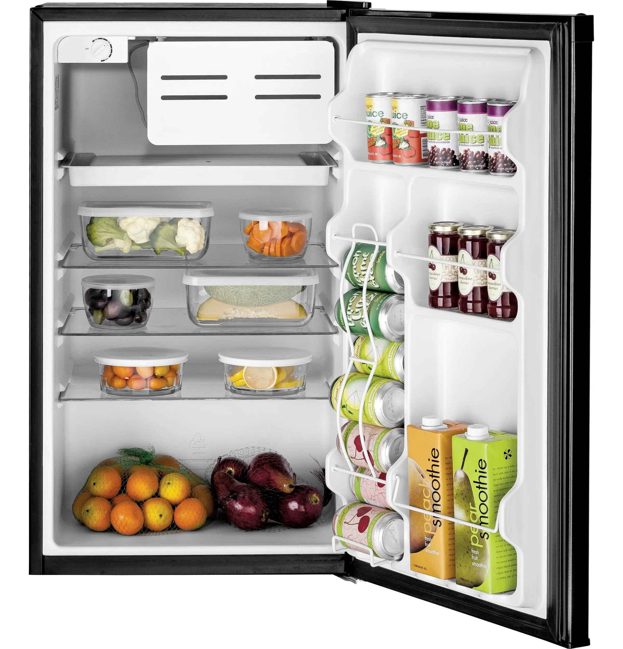 GME04GGKBB GE® ENERGY STAR® Compact Refrigerator