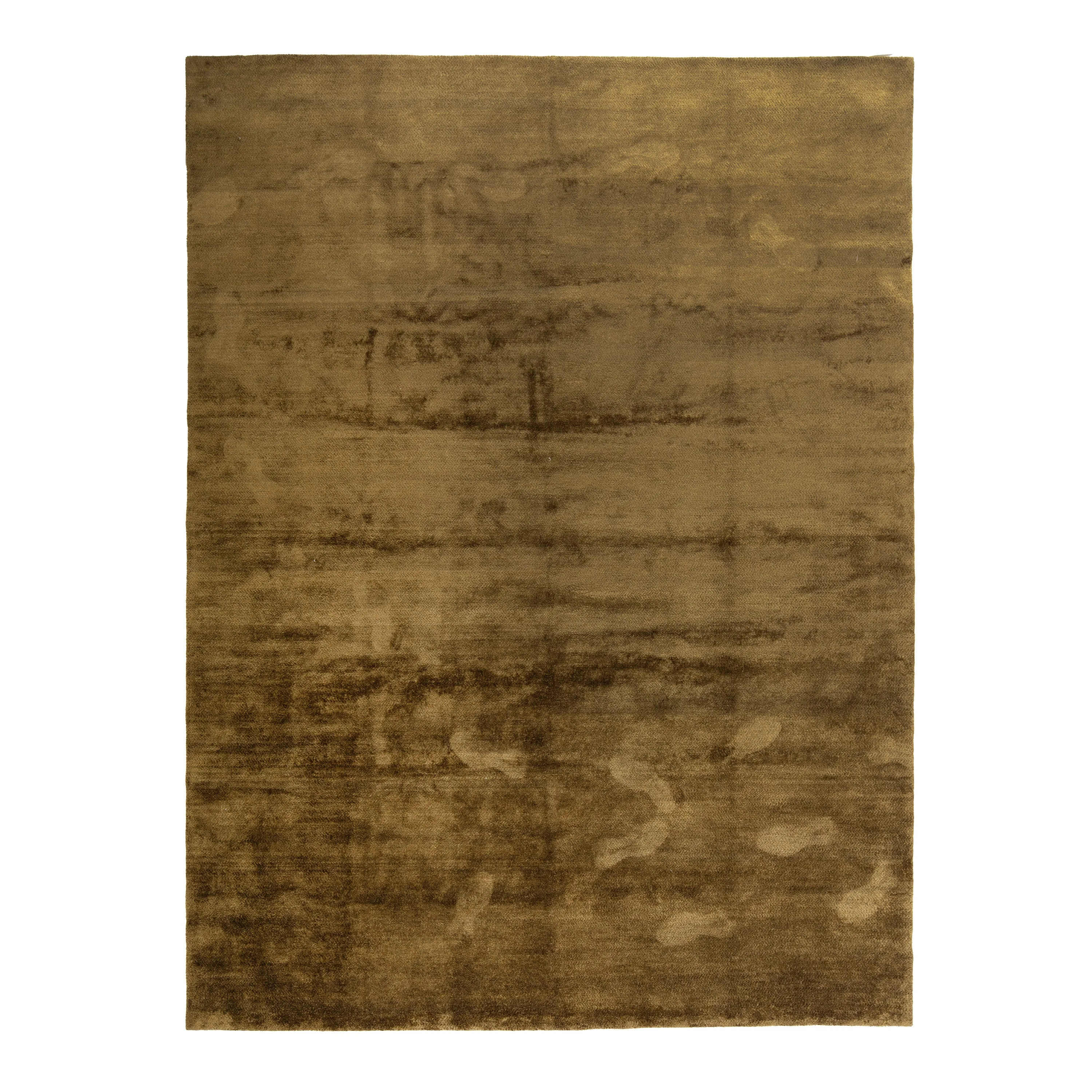 Gold Stelle Contemporary Tibetan Silk Rug - 9' x 12'