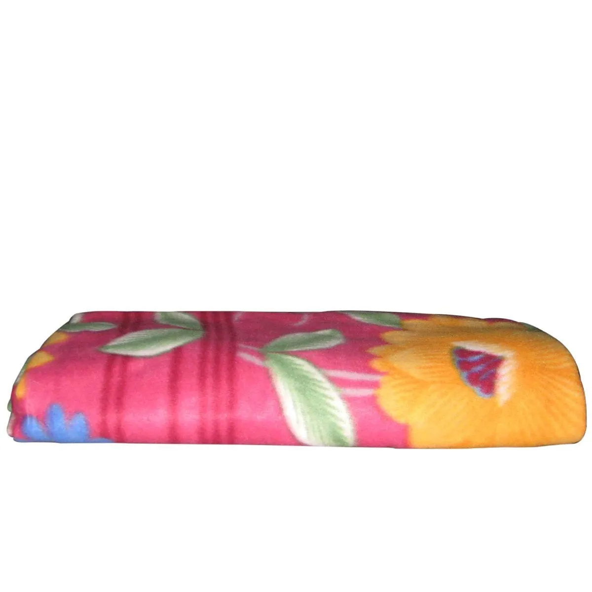 Goyal's Fleece Single Blanket, Multicolour, Pack of 10