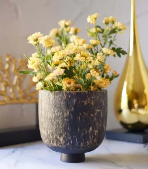 Graphite Cone Vase