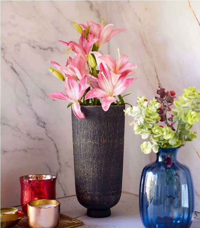 Graphite Cone Vase