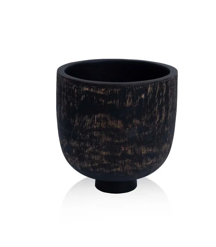 Graphite Cone Vase