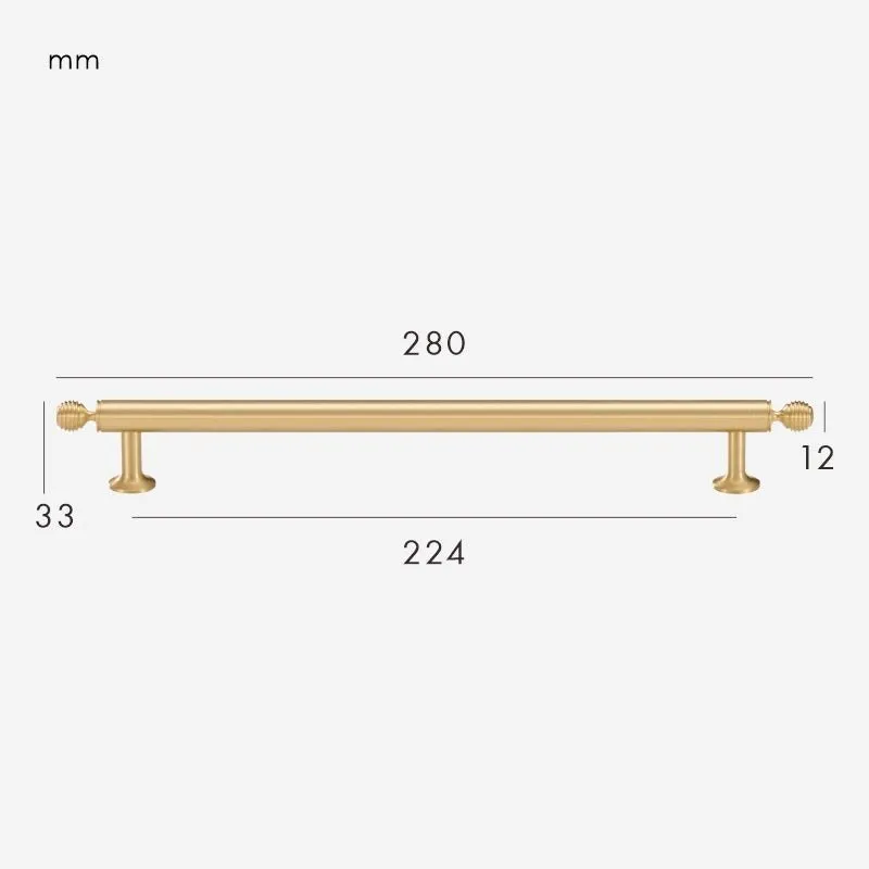 GREPP Solid Brass Handle