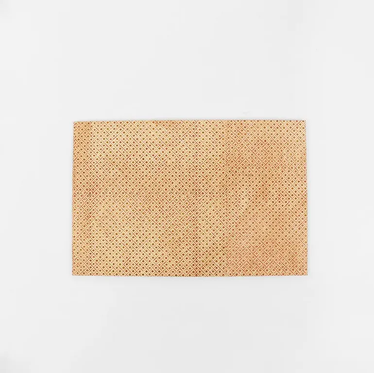 Hand Marbled Hexagon Collapsible Basket