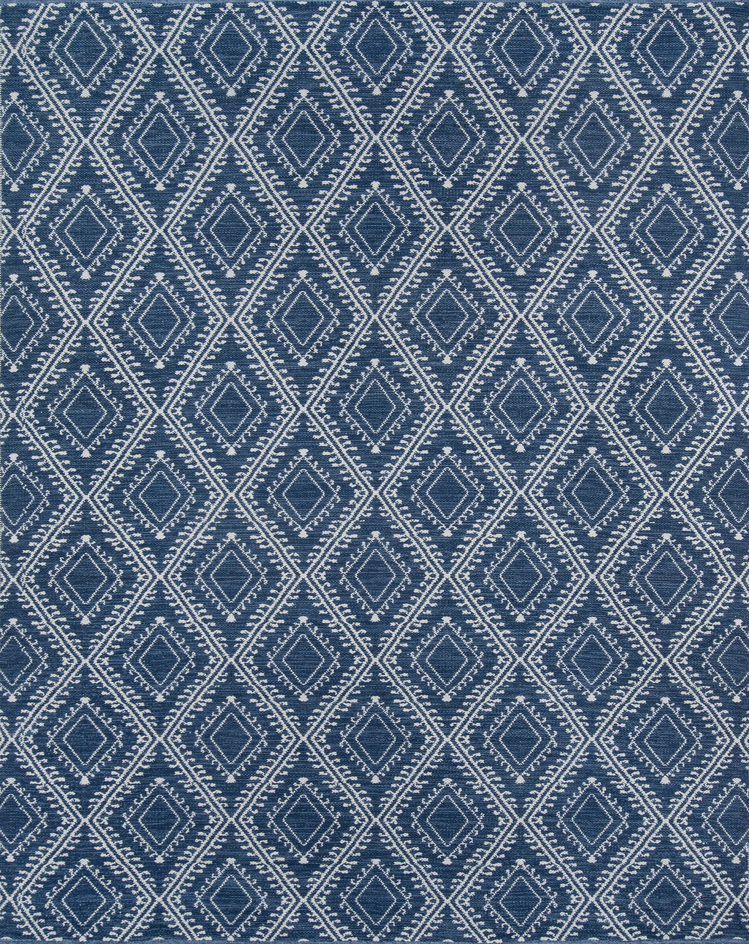 Hand Woven Blue Pleasant Area Rug