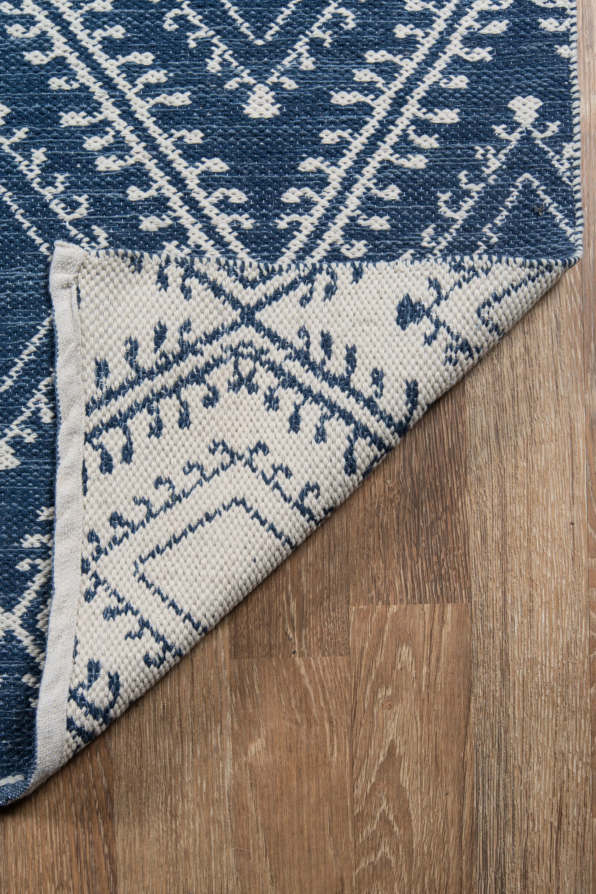 Hand Woven Blue Pleasant Area Rug