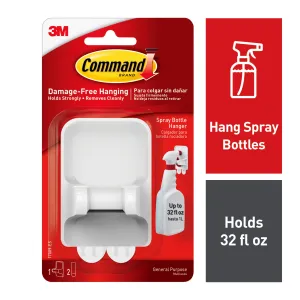 Hanging Hooks - 3M Command™ Spray Bottle Hangers, White (pack of 2) 17009-HW2EF