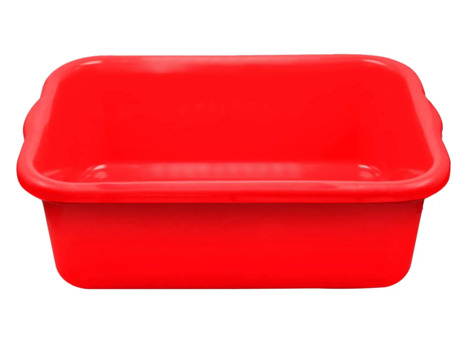 Heart Home Multiuses Rectangular Plastic Extra Large Tray, Organizer (Red)