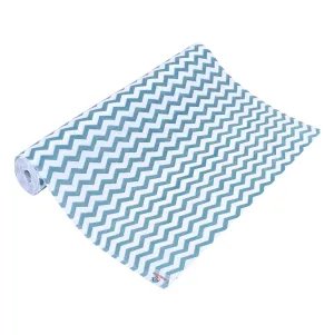 Heart Home Shelf Liner | EVA Kitchen Cabinet Shelf Mat | Anti-Slip Bathroom Mat | Fridge Mat | Table Mat | Zig Zag Design Wardrobe Mat | 1.5 Meter | Green