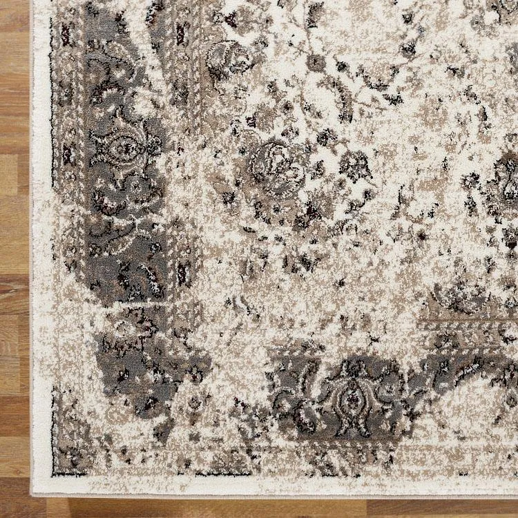 Herat 3463 Distressed Cream Hallway Runner