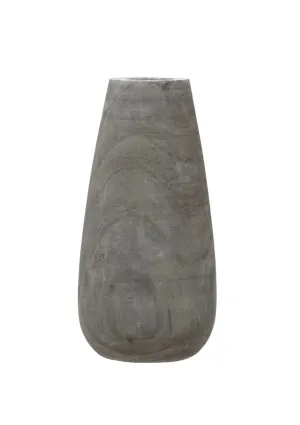 High Paulownia Wood vase