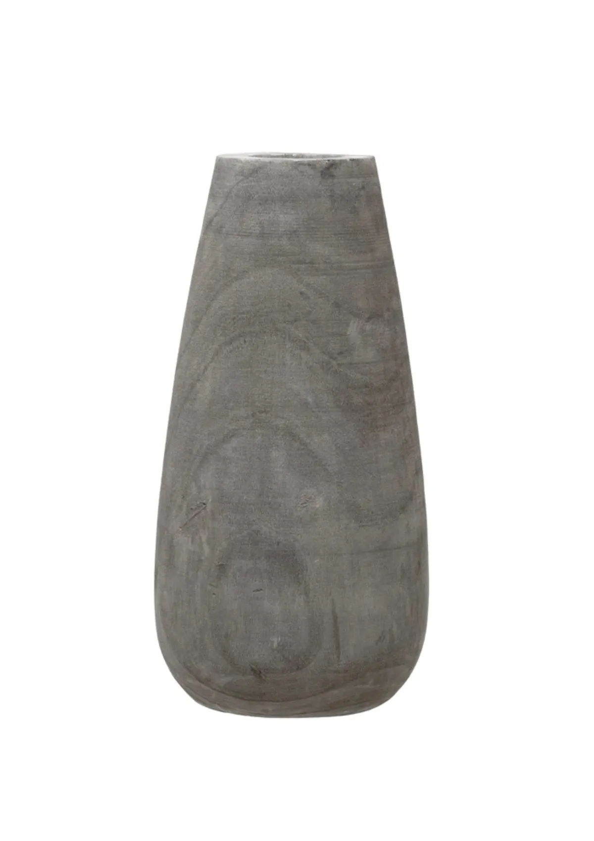 High Paulownia Wood vase