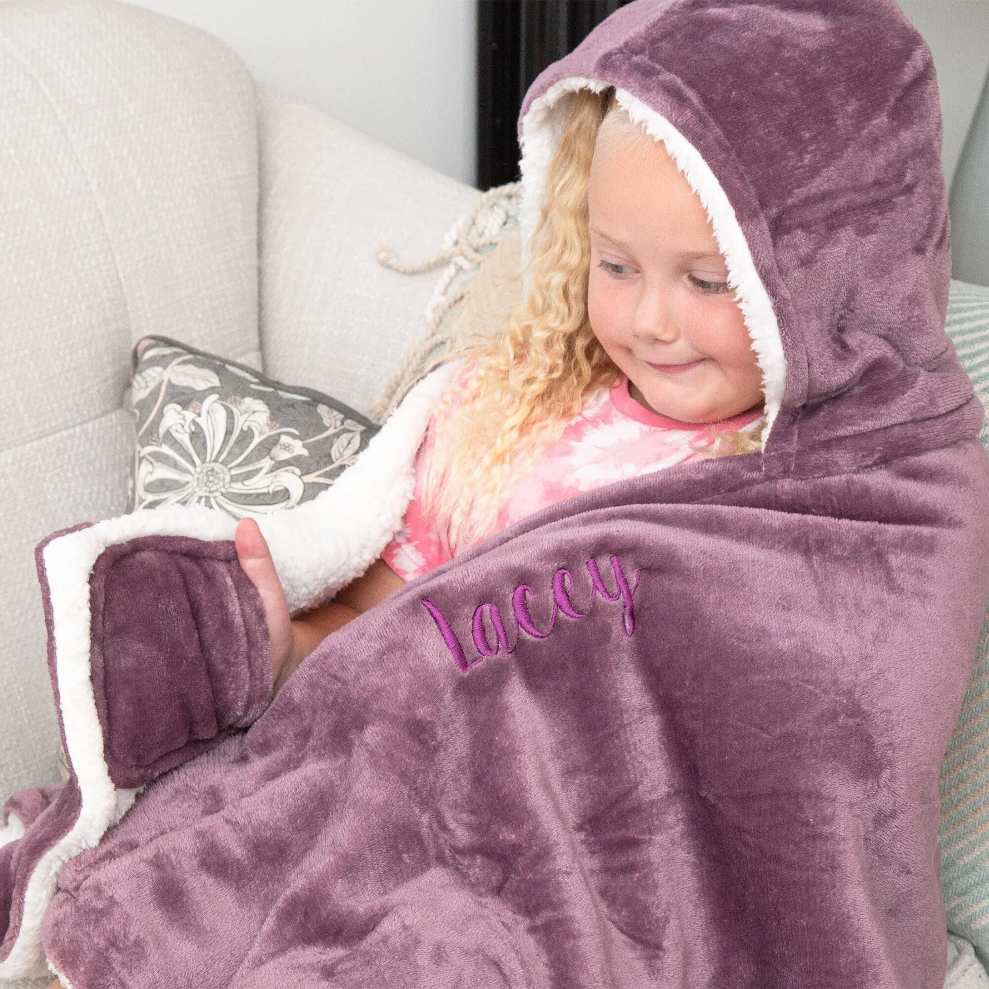 Hooded Sherpa Blanket