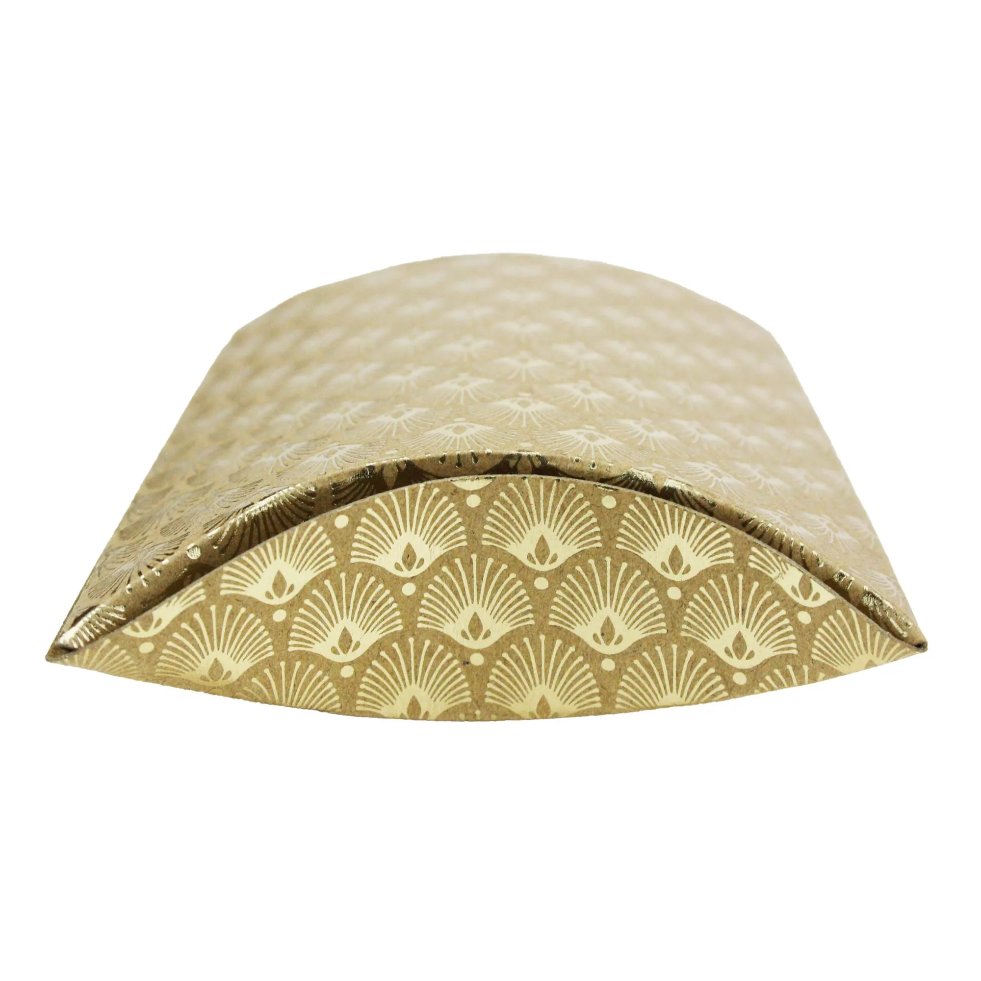 Hot Stamp Kraft Pillow Boxes Pack of 12 (Sizes Available)