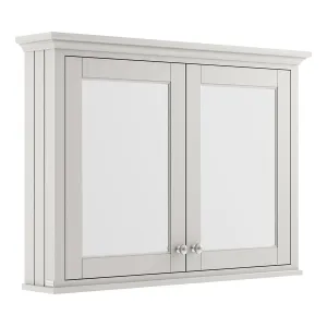 Hudson Reed Old London 1050mm Mirror Cabinet in Timeless Sand