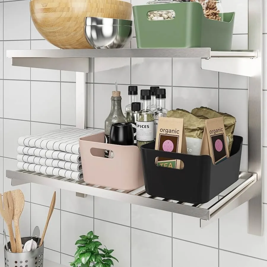 Ikea Uppdatera container 24x17 cm, green