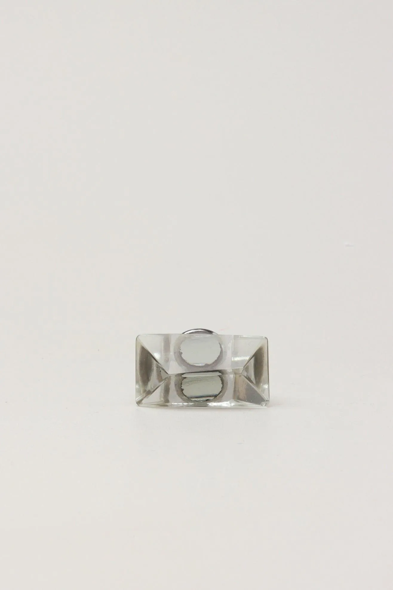 Javier Crystal Rectangular Mirror Glass Pull Knobs