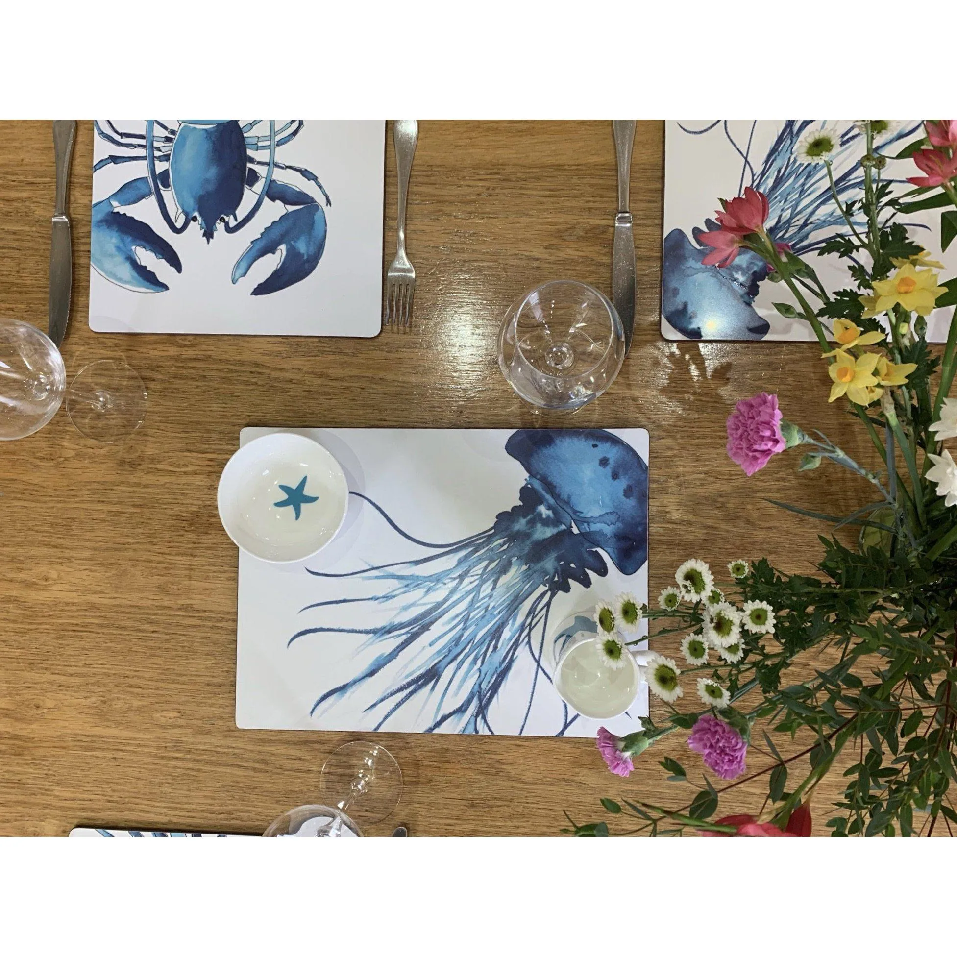Jellyfish Design Serving Mat - Slight Second