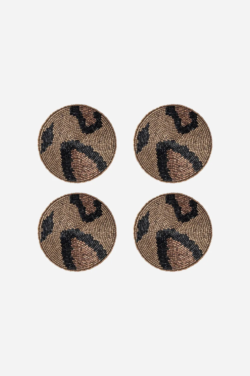 Joanna Buchanan Animal Print Coasters, Bronze - Set of 4