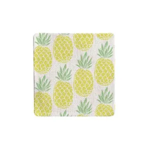 Juicy Pineapple Fabric Coaster