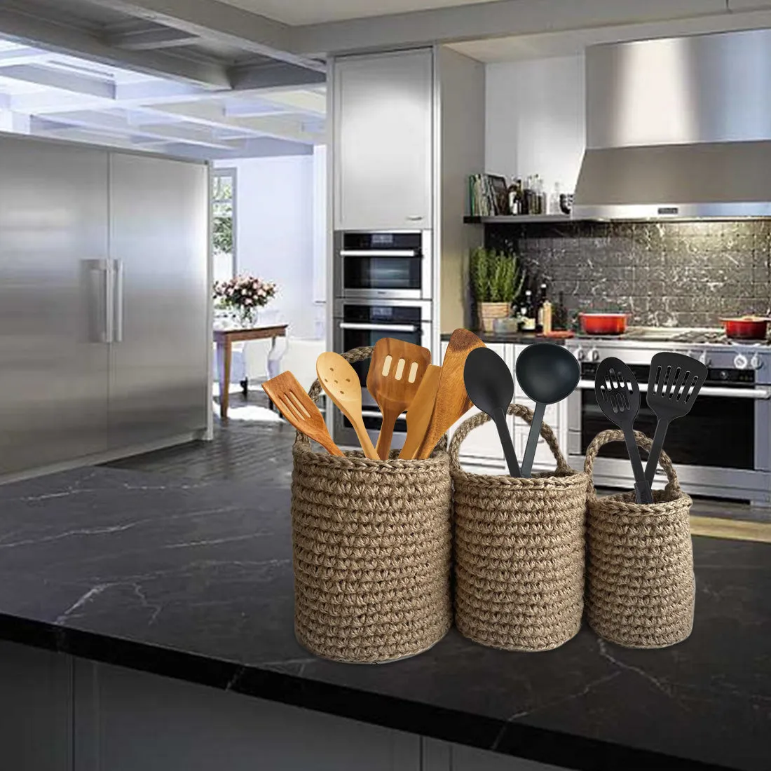 Jute Wall Hanging Multipurpose Baskets