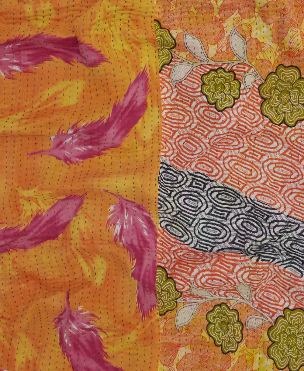 Kantha Quilt Throw - No. 240605