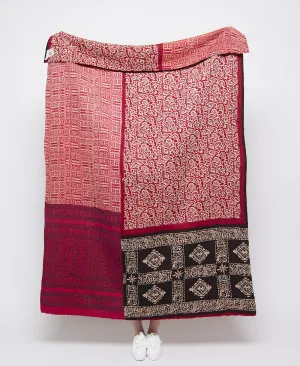 Kantha Quilt Throw - No. 240612
