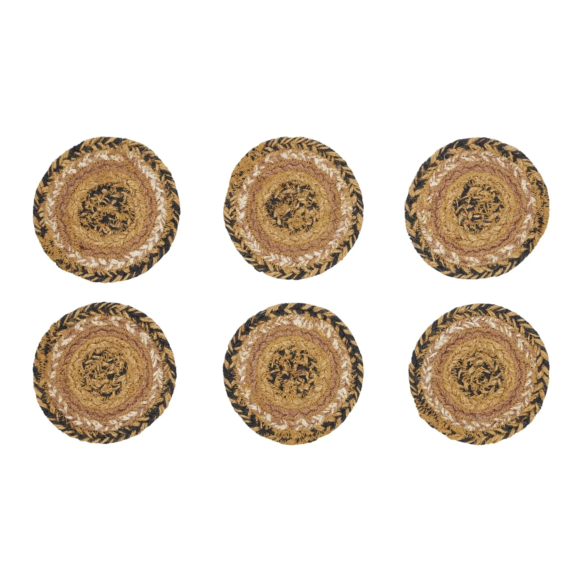 Kettle Grove Braided Coasters - Set of 6