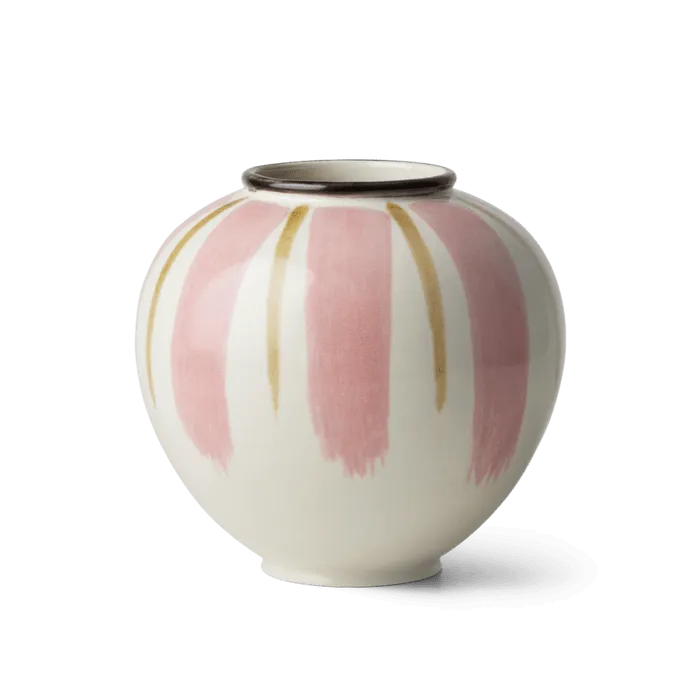 Kähler Canvas Vase, Rose, 5.9"