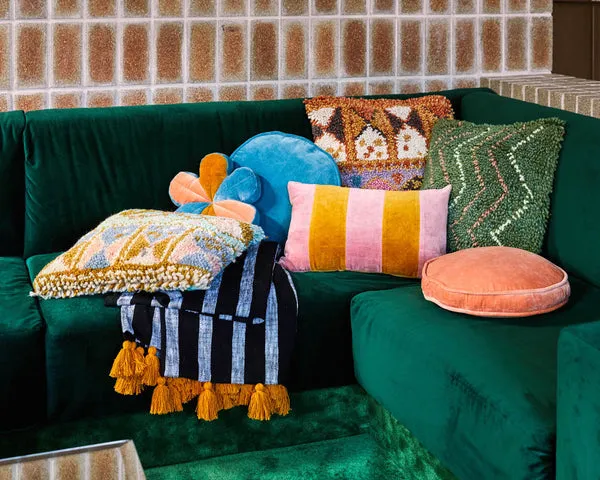 Kip & Co - Cactus Zig Zag Felted Wool Cushion