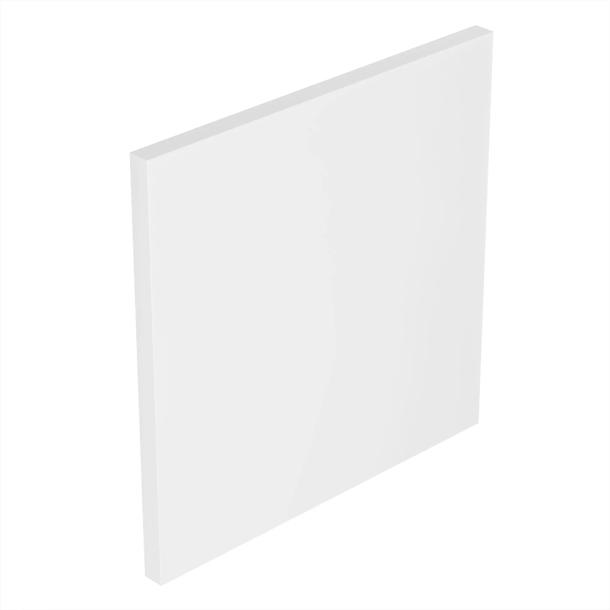 Kitchen Cabinet - Flat Panel Cabinet Sample Door - Luxury Lacquer White