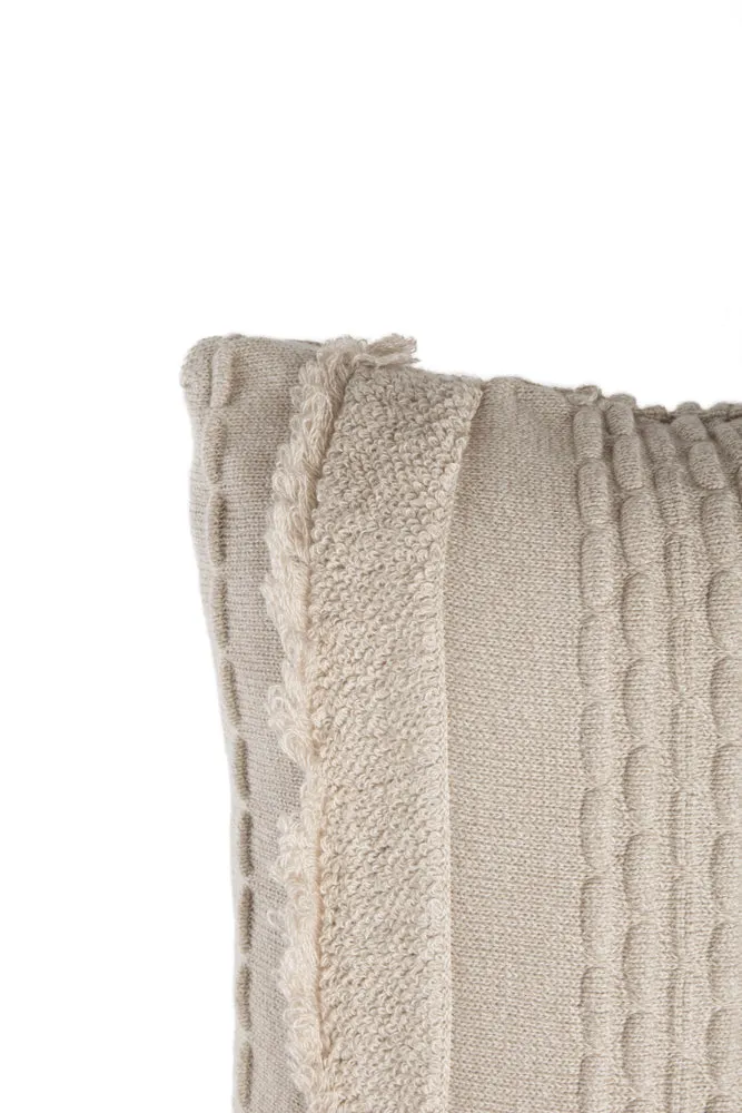 Knitted Cushion Air Dune White  - Early Hours