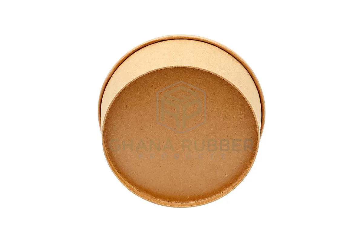 Kraft Round Bowls   Lids 1500ml