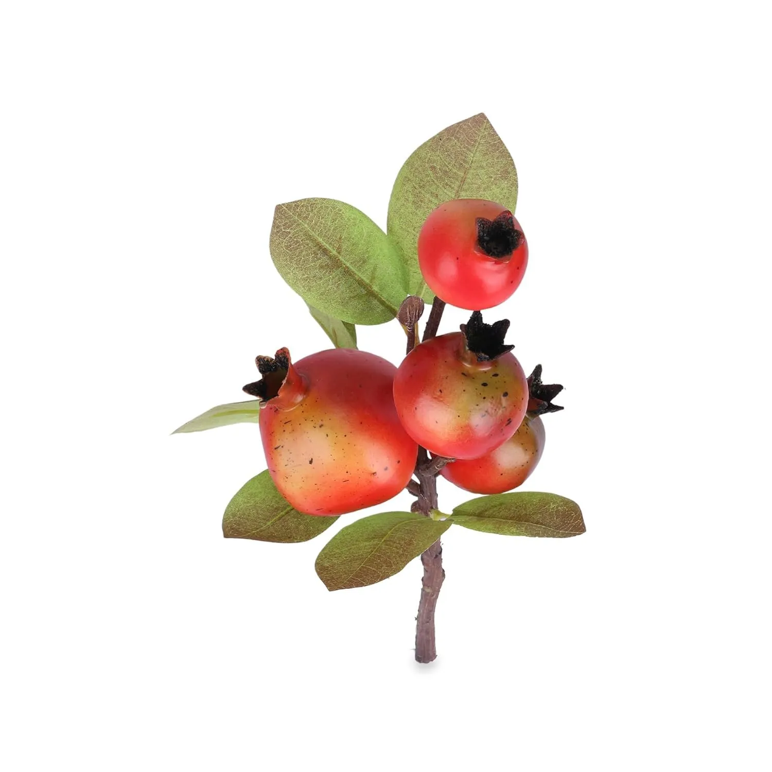 Kuber Industries Artificial Flowers for Home Décor|Natural Looking Indoor Fake Flowers for Vase|Artificial Flowers for Decoration|without Basket-Pack of 3 (Peach)