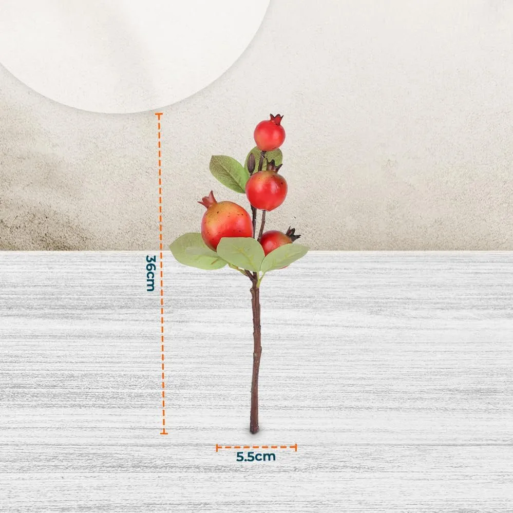 Kuber Industries Artificial Flowers for Home Décor|Natural Looking Indoor Fake Flowers for Vase|Artificial Flowers for Decoration|without Basket-Pack of 3 (Peach)