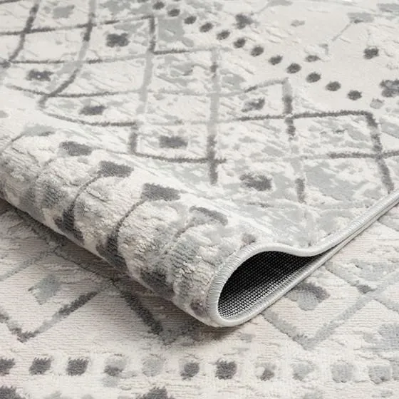 Large Modern Moroccan Global Print Woven Area Rug 8x10'